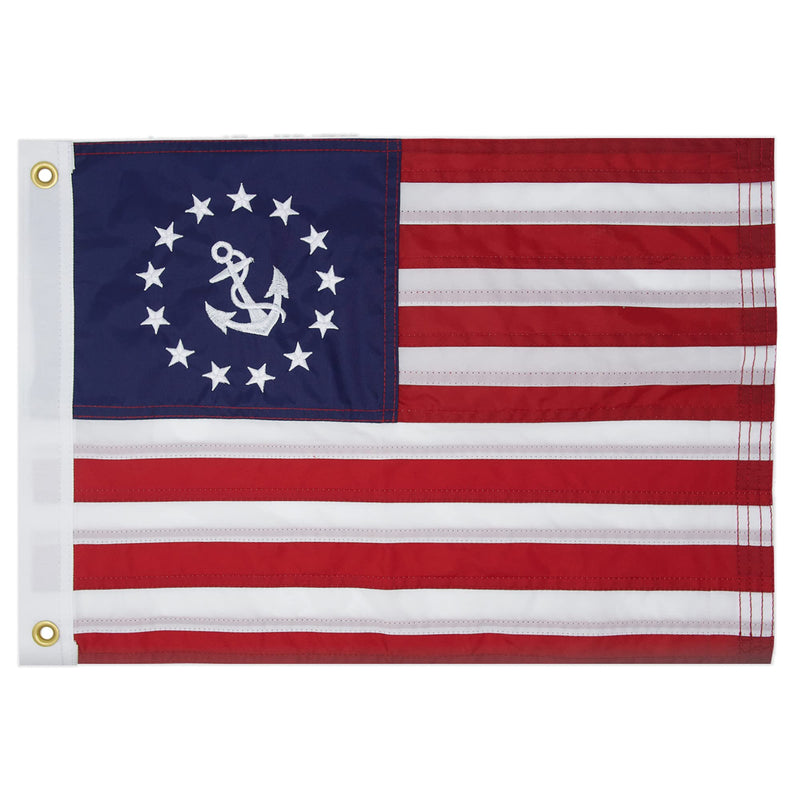 [Australia - AusPower] - Boat Flag Yacht Cabin Waterproof Embroidered Heavy Duty Durable Marine Flags (Police 12x18 Inch) 