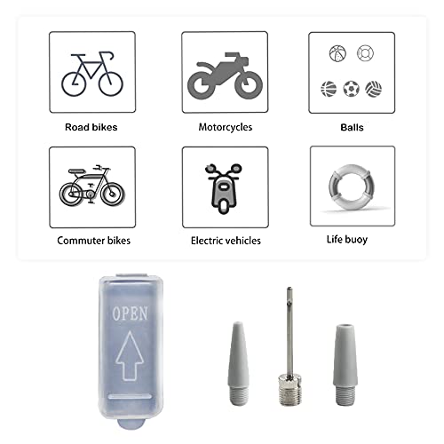 [Australia - AusPower] - Hycline Bike Pump, Floor Bicycle Tire Pump,150/160 PSI High Pressure with Presta and Schrader Valve for Road Mountain Commuter Bike Tire,Ball,Air Cushion 