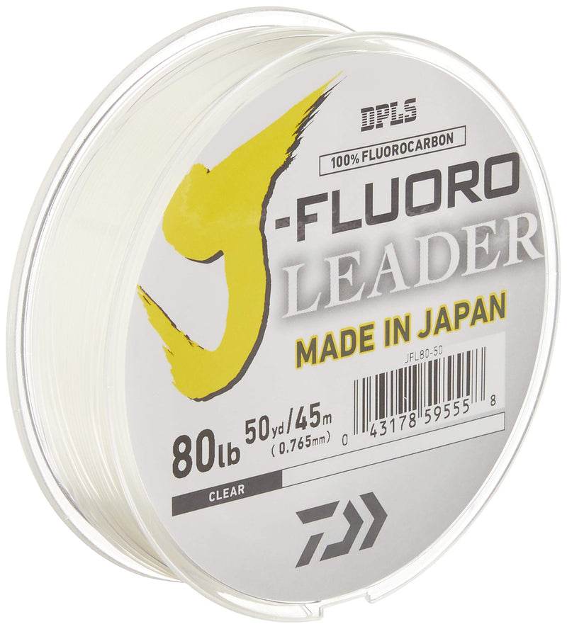 [Australia - AusPower] - Daiwa J-Fluoro Fluorocarbon Leader 50YD Spool 20 lb/100 yds 