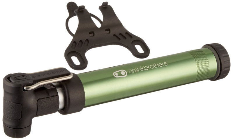 [Australia - AusPower] - Crankbrothers Gem Bike Hand Pump - Short/Long Dual Piston Pump, Presta/Schrader, High Volume and High Pressure Hand Pump 