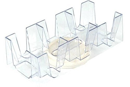 [Australia - AusPower] - 9 Deck Plastic Revolving Playing Card Tray with 3 Slots - Clear 