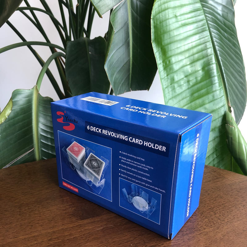 [Australia - AusPower] - Yuanhe 6 Deck Rotating-Revolving Playing Card Tray, Card Holder 