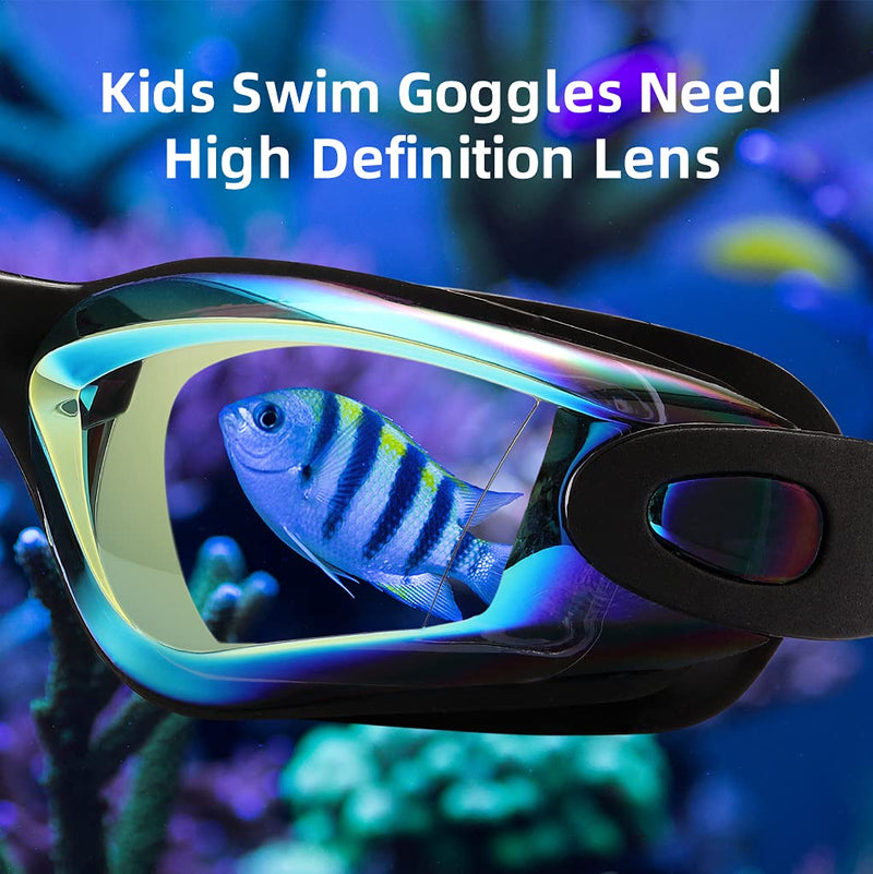 [Australia - AusPower] - Aegend Kids Swim Goggles, Pack of 2 Swimming Goggles for Children Boys & Girls Age 3-9 