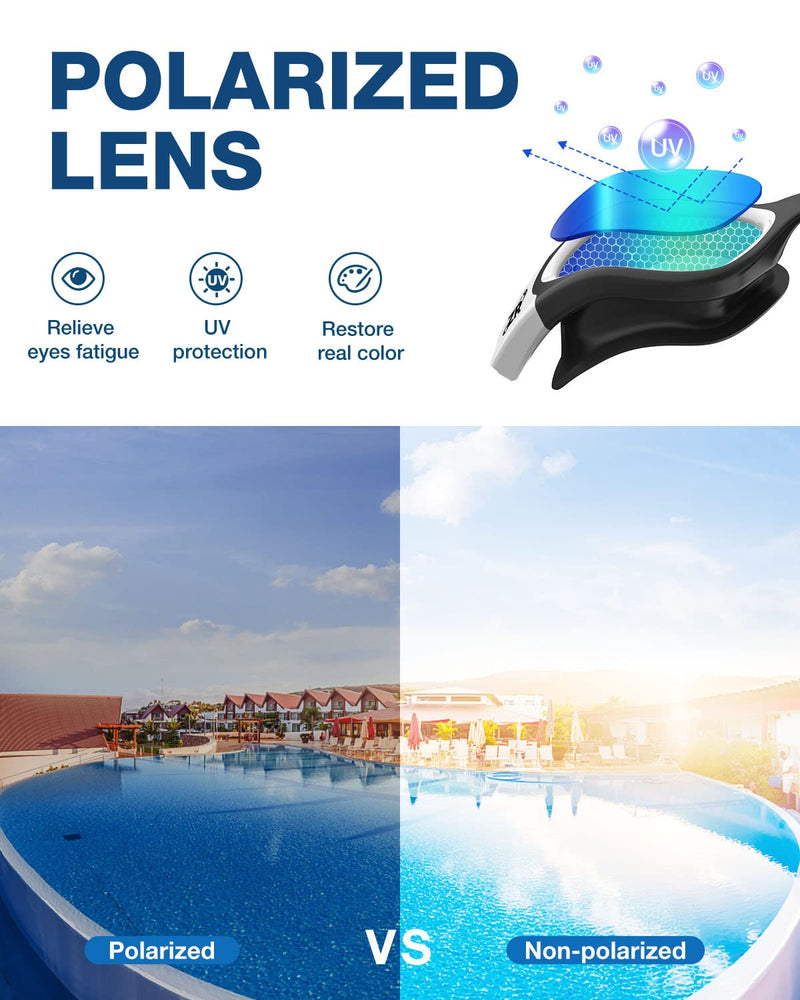 [Australia - AusPower] - ZIONOR Swim Goggles, G1 Polarized Swimming Goggles Anti-Fog for Adult Men Women A0-g1-polarized Mirror Gold Lens 
