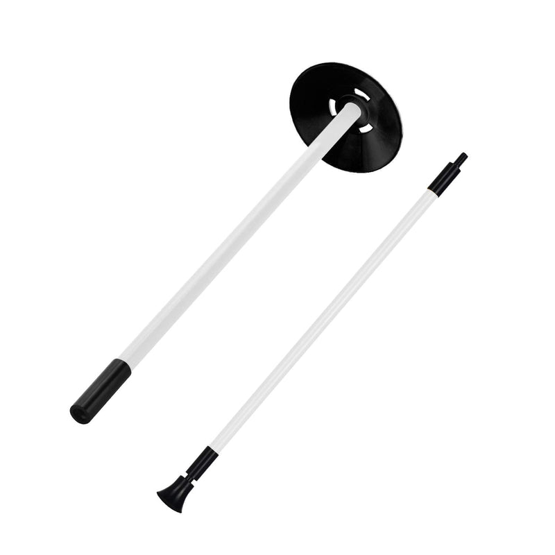 [Australia - AusPower] - KINGTOP Golf Flagstick, Practice Putting Green Flag Stick for Yard, Golf Pole Pin Flagpole, Portable 2-Section Design, All 3 Feet White Flagpole-1 Pack 