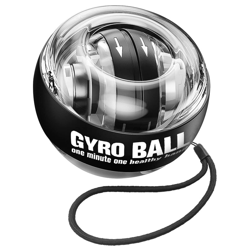 [Australia - AusPower] - JIN BD Wrist Trainer Ball Auto-Start Wrist Strengthener Gyroscopic Forearm Exerciser Gyro Ball for Strengthen Arms, Fingers, Wrist Bones and Muscles 