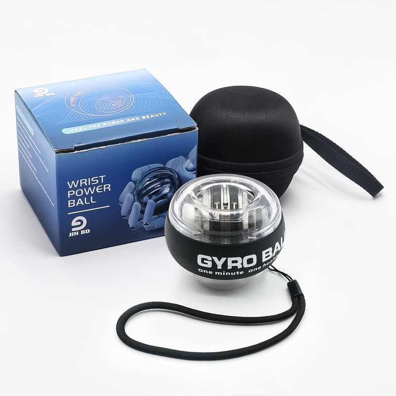 [Australia - AusPower] - JIN BD Wrist Trainer Ball Auto-Start Wrist Strengthener Gyroscopic Forearm Exerciser Gyro Ball for Strengthen Arms, Fingers, Wrist Bones and Muscles 