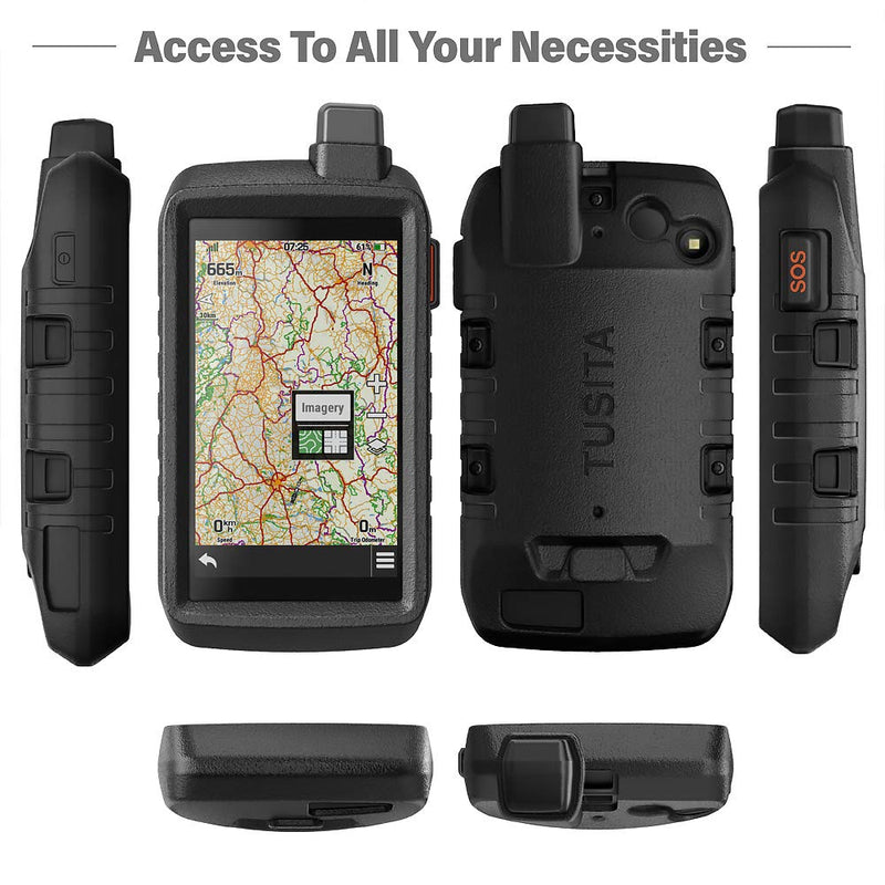 [Australia - AusPower] - TUSITA Case Compatible with Garmin Montana 750i 700i ( NOT for Montana 700)- Silicone Protective Cover - Rugged Handheld GPS Navigator Accessories Montana 750i 700i case 