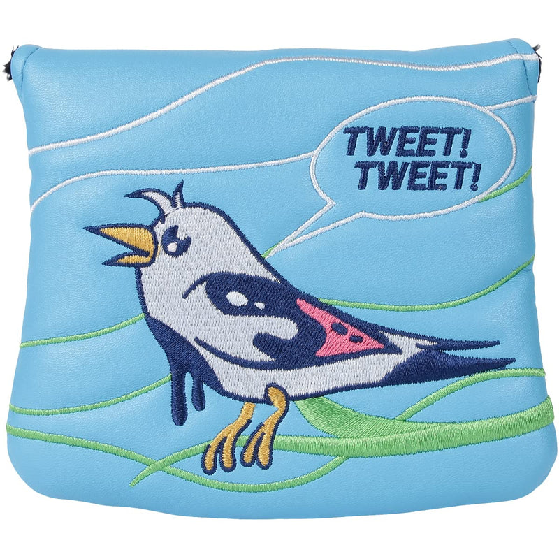 [Australia - AusPower] - Studio Crafted Tweet Tweet Birdie Golf Square Mallet Putter Head Cover Magnetic Closure 