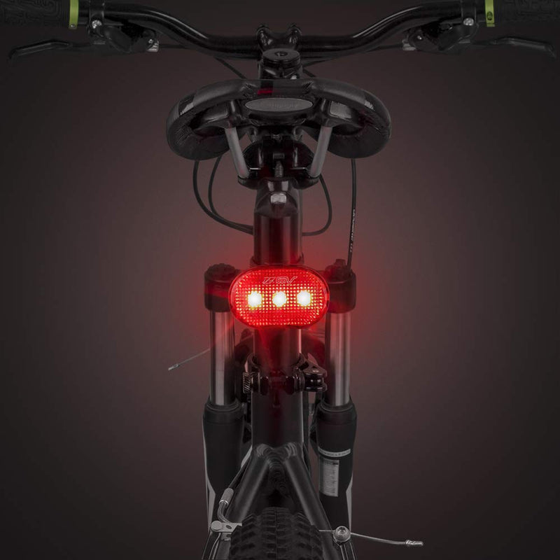 [Australia - AusPower] - BV Bicycle Light Set Super Bright 5 LED Headlight, 3 LED Taillight, Quick-Release 