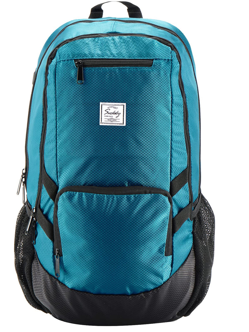 [Australia - AusPower] - 25L Lightweight Packable Backpack Handy Water Resistant Foldable Daypack Bag for Travel Camping Outdoor (Blue) Blue 