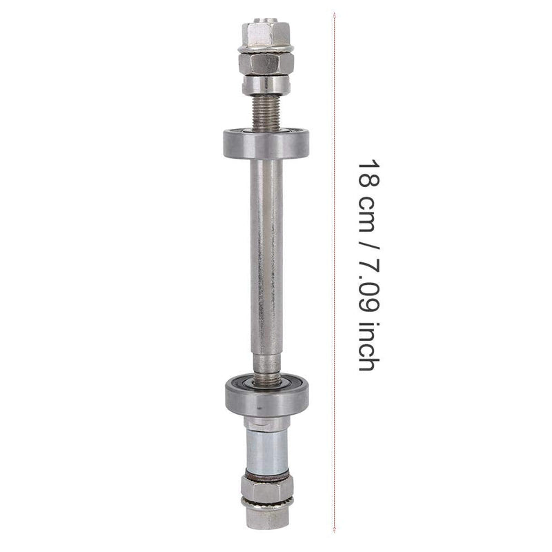 [Australia - AusPower] - ycle Wheel Axle,Durable Metal ycle Wheel Hub Axle Front Rear Solid Shaft Lever Bike Repair Tool(Rear) 