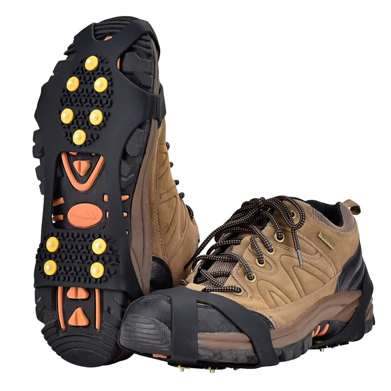 [Australia - AusPower] - Aliglow Ice Snow Grips Over Shoe/Boot Traction Cleat Spikes Anti Slip Footwear 