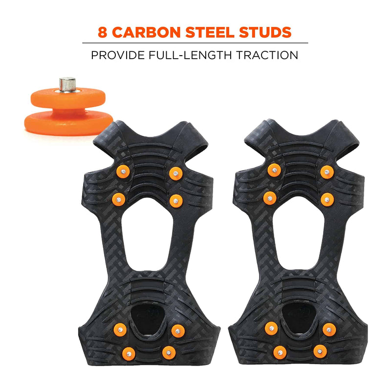 [Australia - AusPower] - Ergodyne TREX 6300 Slip-On Traction Cleats for Snow and Ice with 8 Carbon Steel Spike Grips X-Large 