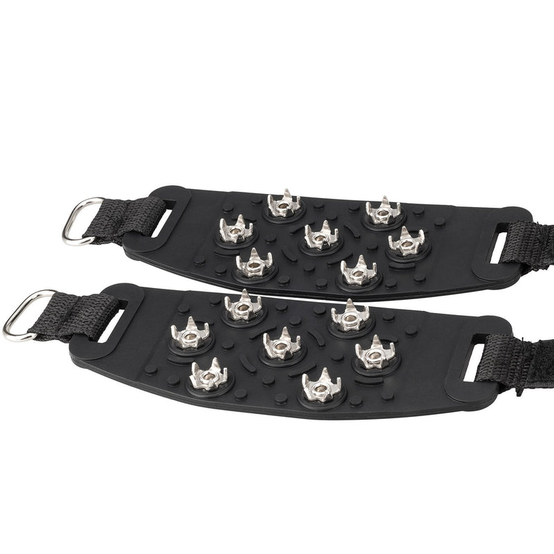 [Australia - AusPower] - FANBX F Crampon Traction Cleats Anti-Skid Traction Grips Crampons Spikes 7 Point Cleats for Footwear for Walking, Jogging, Hiking, Mountaineering Ice Snow Grips 