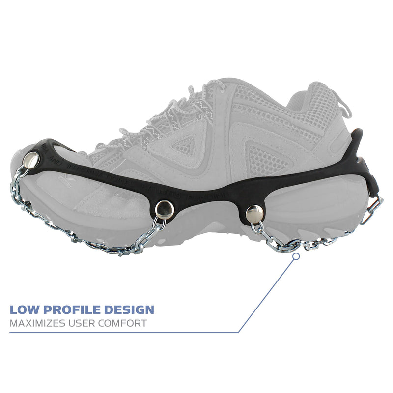 [Australia - AusPower] - Yaktrax Traction Chains for Walking on Ice and Snow (1 Pair) Large 