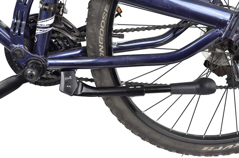 [Australia - AusPower] - Lumintrail Center Mount Bike Kickstand Adjustable Height fits Most 24” 26” 28” 700c Bicycles Black 