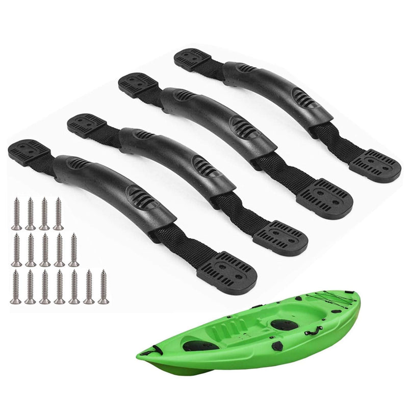 [Australia - AusPower] - HDCBMCDDM-US 4 Pack Replacement Kayak Carry Handles with Hardware for Ocean Kayak Lifetime Kayaks Pelican Kayaks Perception Kayaks Canoe or Luggage 