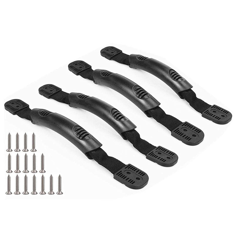 [Australia - AusPower] - HDCBMCDDM-US 4 Pack Replacement Kayak Carry Handles with Hardware for Ocean Kayak Lifetime Kayaks Pelican Kayaks Perception Kayaks Canoe or Luggage 