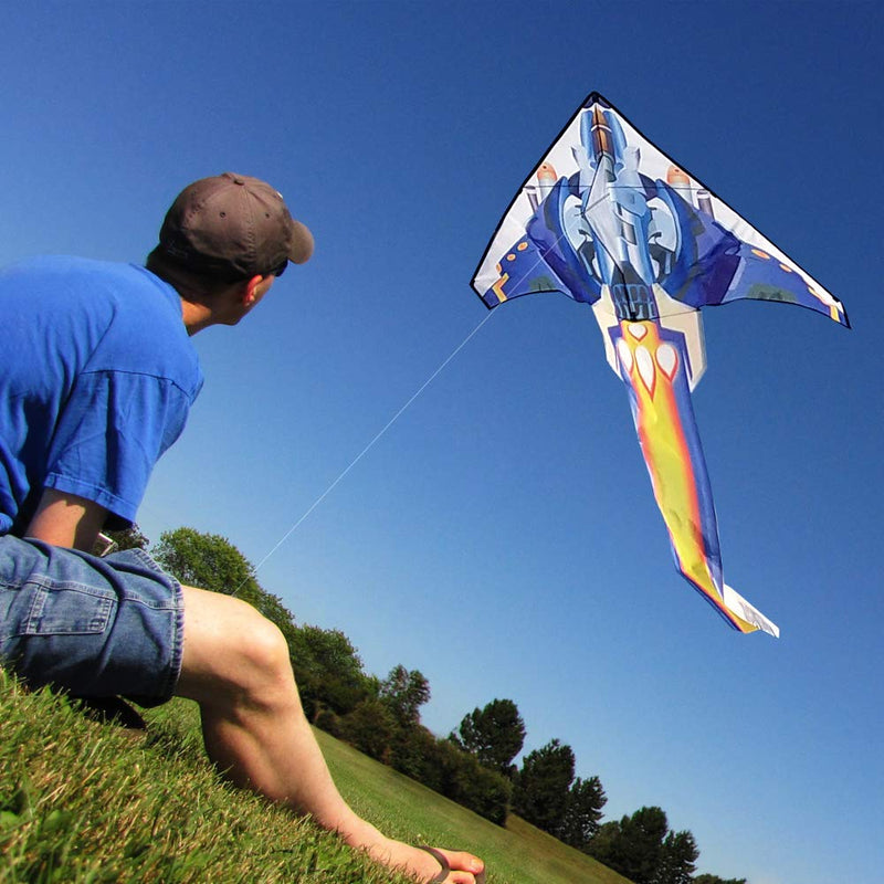[Australia - AusPower] - Airplane Kite for Kids & Adults Easy to Fly 