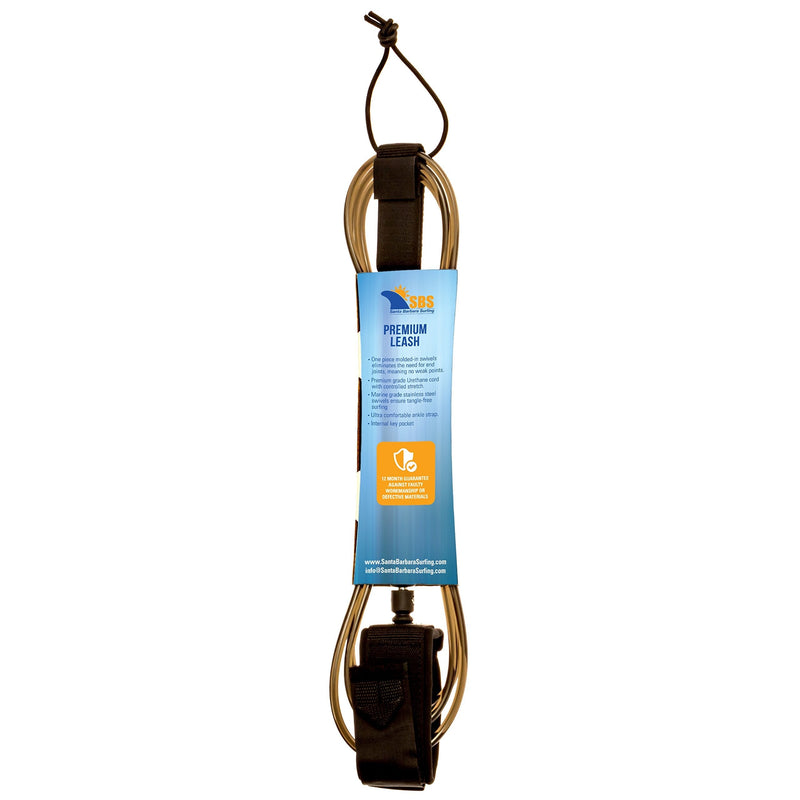 [Australia - AusPower] - Santa Barbara Surfing SBS 9ft Surf Leash for Longboard & Paddleboard 
