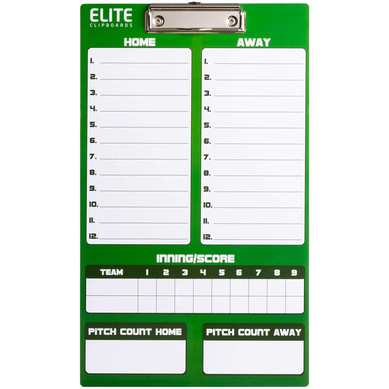 [Australia - AusPower] - Elite Clipboards Dry Erase Coaches Clipboard | Double-Sided Coach Marker Board for Basketball Baseball Football Soccer Hockey Lacrosse & Volleyball 
