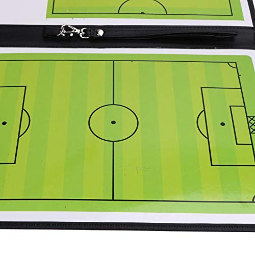 [Australia - AusPower] - Football Coaching Board Coaches Clipboard Tactical Magnetic Board Kit with Dry Erase, Marker Pen and Zipper Bag (Football Board) (Football Coaching Board) 