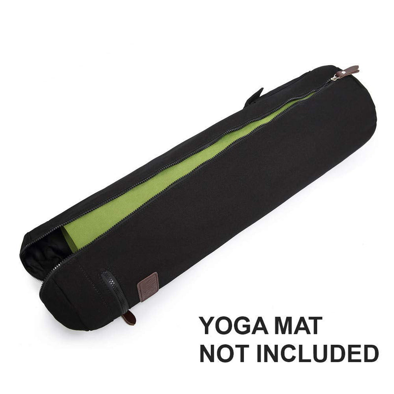 [Australia - AusPower] - FREMOUS Yoga Mat Bag,Full-zip Exercise Yoga Mat Carry Bag for Women and Men - Double Storage Pocket ,Easy Access Zipper, Adjustable Shoulder Strap and Handle,Fits Most Mats 