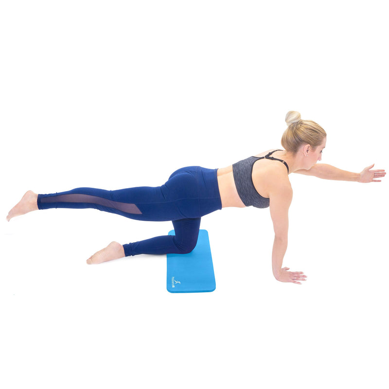 [Australia - AusPower] - ProsourceFit Yoga Knee Pad and Elbow Cushion 15mm (5/8”) Fits Standard Mats for Pain Free Joints in Yoga, Pilates, Floor Workouts. Aqua 