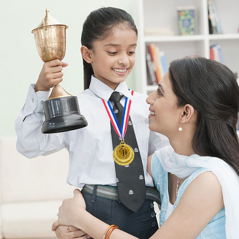[Australia - AusPower] - Abaokai 12 Pieces Gold 1st Place Award Medals-Winner Medals Gold Prizes for Sports, Competitions, Party, Spelling Bees, Olympic Style, 2 Inches 
