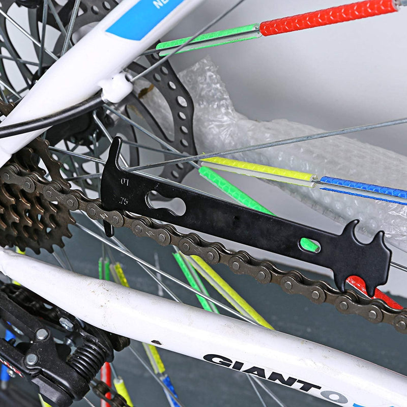 [Australia - AusPower] - Bike Link Plier + Chain Wear Gauge + 6 Pairs Bicycle Missing Link, Chain Plier Quick Link Plier for 6/7/8/9/10 Speed Chains Repair | Professional Bicycle Chain Tool Kit 