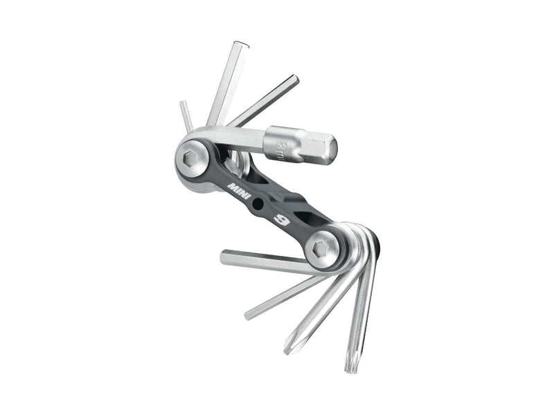 [Australia - AusPower] - Topeak The Mini 9-Function Bicycle Tool - TT2409 , Black/Silver, L x W x H ﻿﻿﻿﻿6.6 x 3.1 x 2cm / 2.6” x 1.2” x 0.8” 
