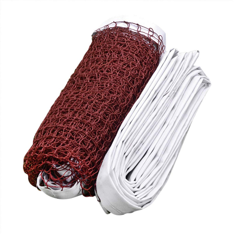 [Australia - AusPower] - Badminton Replacement Net with Rope Cable, Universal 20ft Volleyball Badminton Pickleball Net for Garden School Yard Backyard Garden Training Gym Sport Supply 