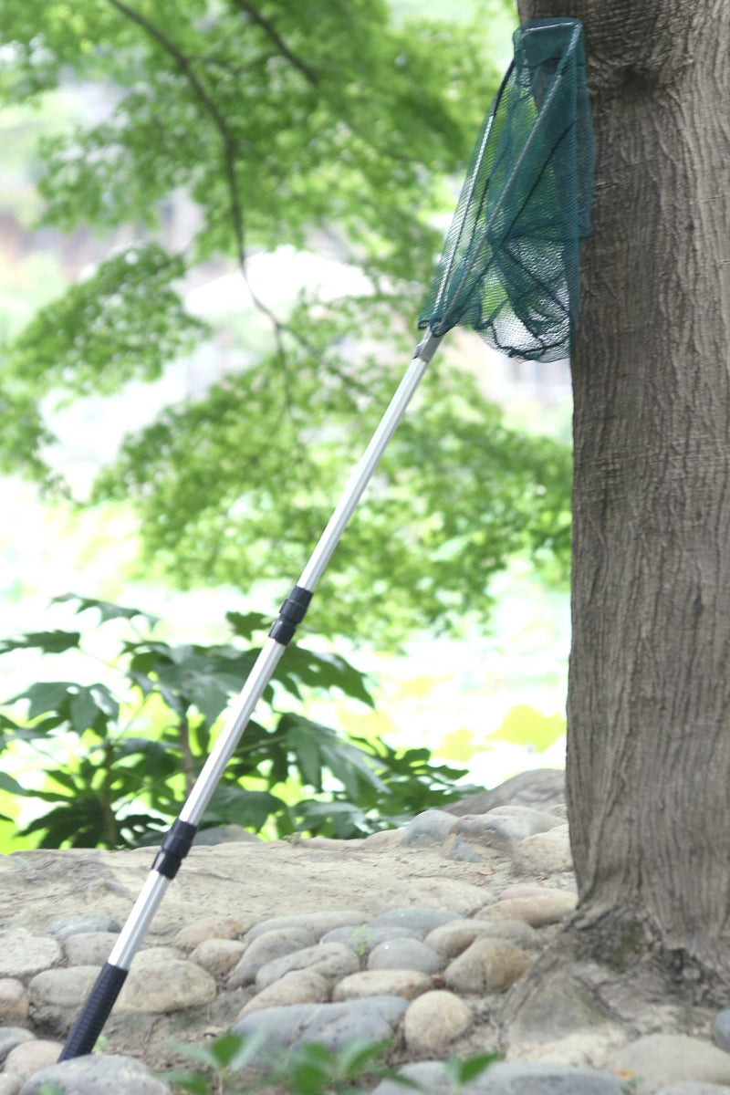 [Australia - AusPower] - RESTCLOUD Fishing Landing Net with Telescoping Pole Handle, Fishing net Freshwater for Kids Men Women, Extend to 40-63 Inches 