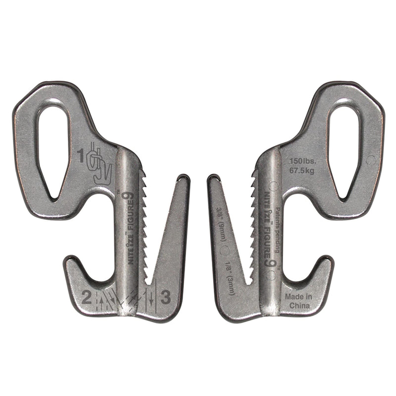 [Australia - AusPower] - Nite Ize Figure 9 Rope Tightener Large Aluminum Tie Down Knot Tool (4-Pack) 