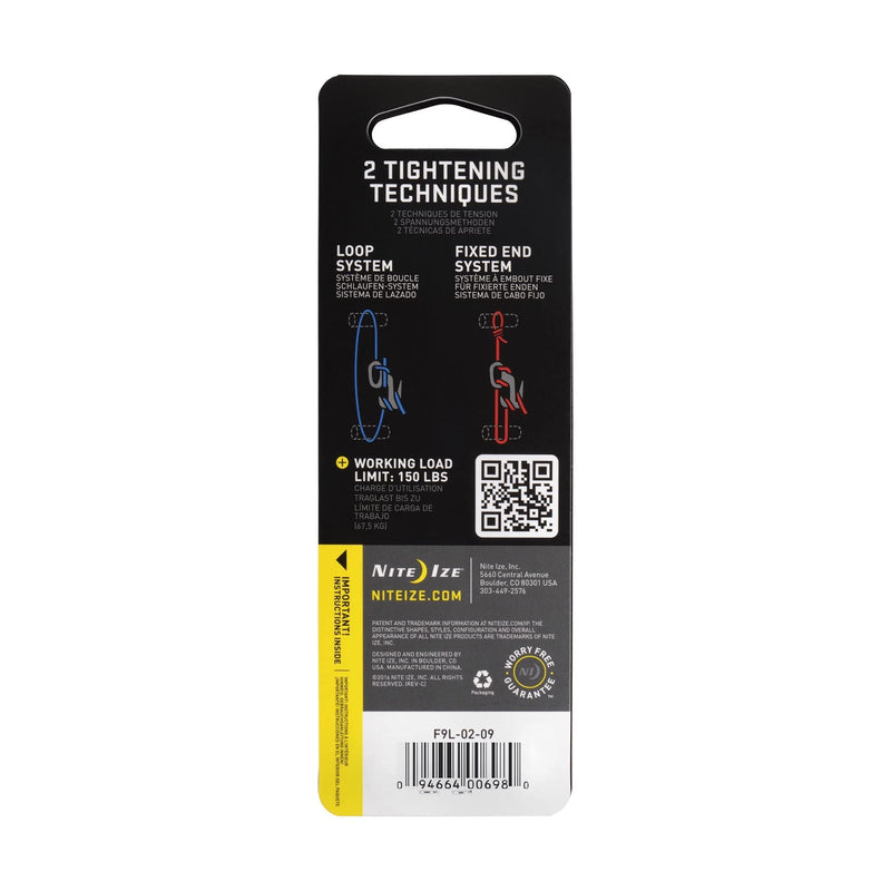 [Australia - AusPower] - Nite Ize Figure 9 Rope Tightener Large Aluminum Tie Down Knot Tool (4-Pack) 