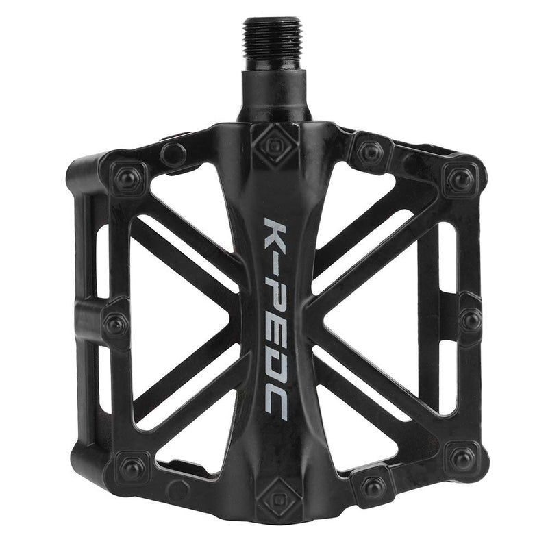[Australia - AusPower] - boruizhen Aluminium CNC Bike Platform Pedals Lightweight Road Cycling Bicycle Pedals for MTB BMX Black 