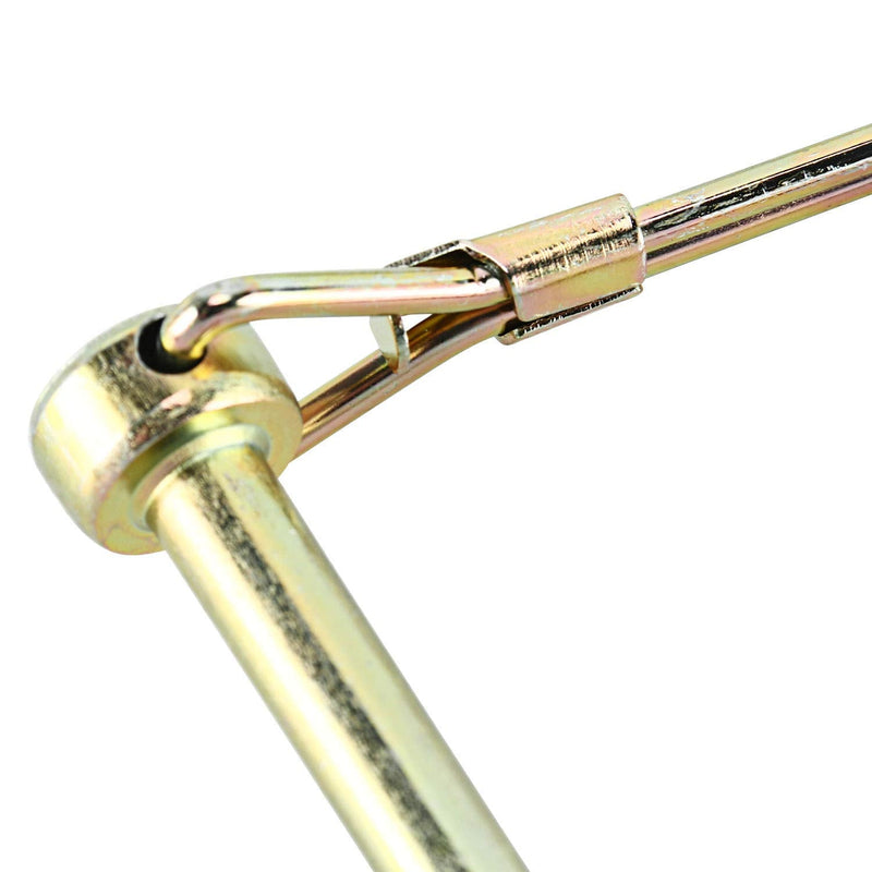 [Australia - AusPower] - YaeGarden 20-Pack Square Shaft Locking Pin Wire Lock Pin Safety Coupler Pin, 3 Sizes Available: 3/8" x 2-1/4", 1/4" x 2-1/4", 5/16" x 2-1/4" (20Pcs: 1/4" x 2-1/4") 20Pcs: 1/4" x 2-1/4" 