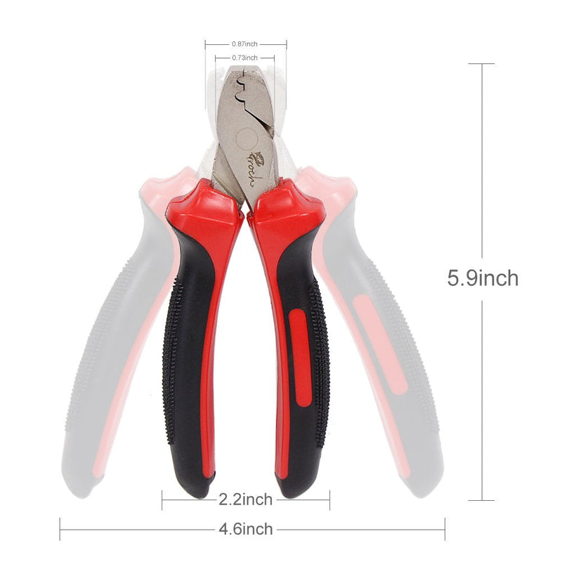 [Australia - AusPower] - Hand Crimper Tools Stainless Steel Fishing Pliers Braid Cutters Hook Remover Fish Holder Hand Crimper Tool 