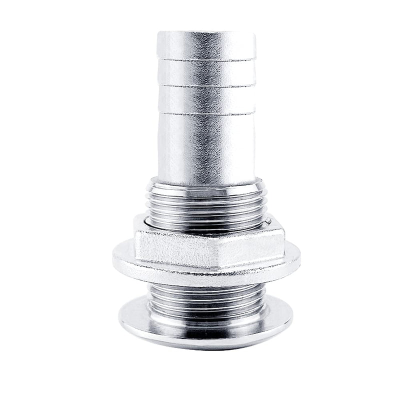 [Australia - AusPower] - Stainless Steel Boat Thru Hull Fitting Drain for 3/4" Hose 
