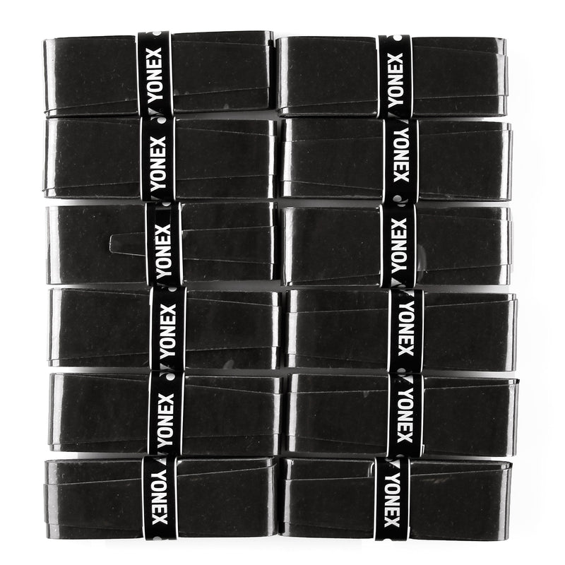 [Australia - AusPower] - YONEX Super GRAP Overgrip (12 Pack) Black 