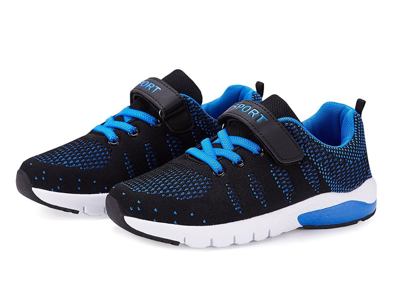 [Australia - AusPower] - MAYZERO Kids Tennis Shoes Running Sports Shoes Breathable Athletic Shoes Lightweight Walking Shoes Fashion Sneakers for Boys and Girls 4.5 Toddler Blue 