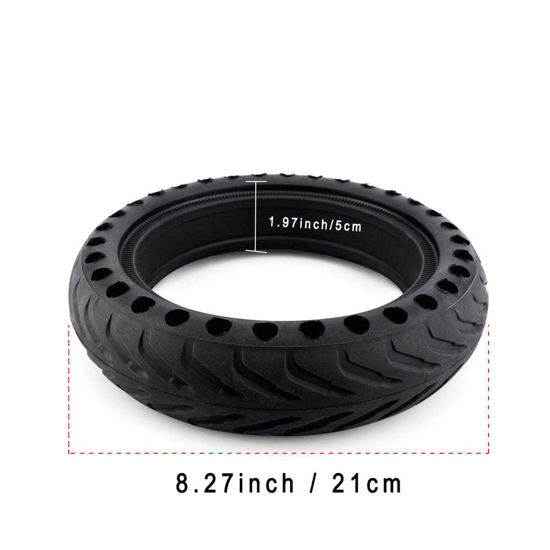 [Australia - AusPower] - Z-FIRST Solid Tires 8.5 Inches Electric Scooter Wheels Replacement Tire 8-1/2'' Front or Rear Honeycomb Tires for Xiaomi Mijia M365, Gotrax GXL V2 and More 1 