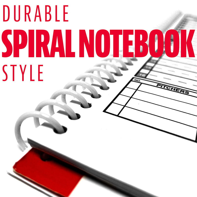 [Australia - AusPower] - Franklin Sports Baseball + Softball Scorebook - Score Keeping Book for Stats + Coaching - Official Baseball + Softball Scorekeeper Book - 25 Game Book 