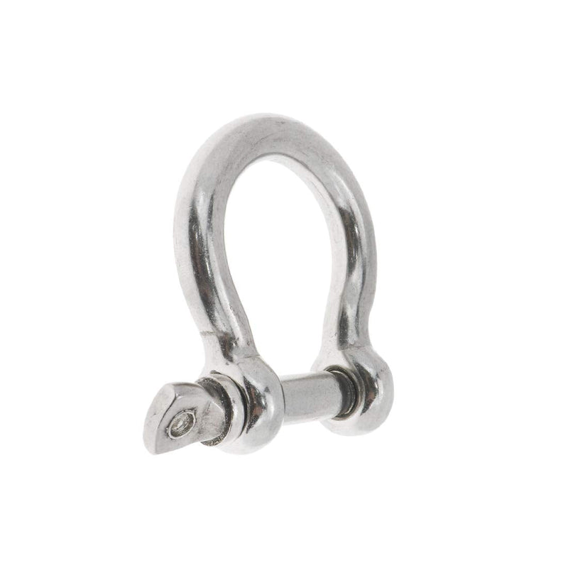 [Australia - AusPower] - Rannb Anchor Shackle 304 Stainless Steel Screw Pin Bow Shackle 10mm 3/8" - 2pcs 10mm 3/8" Shackle Dia 
