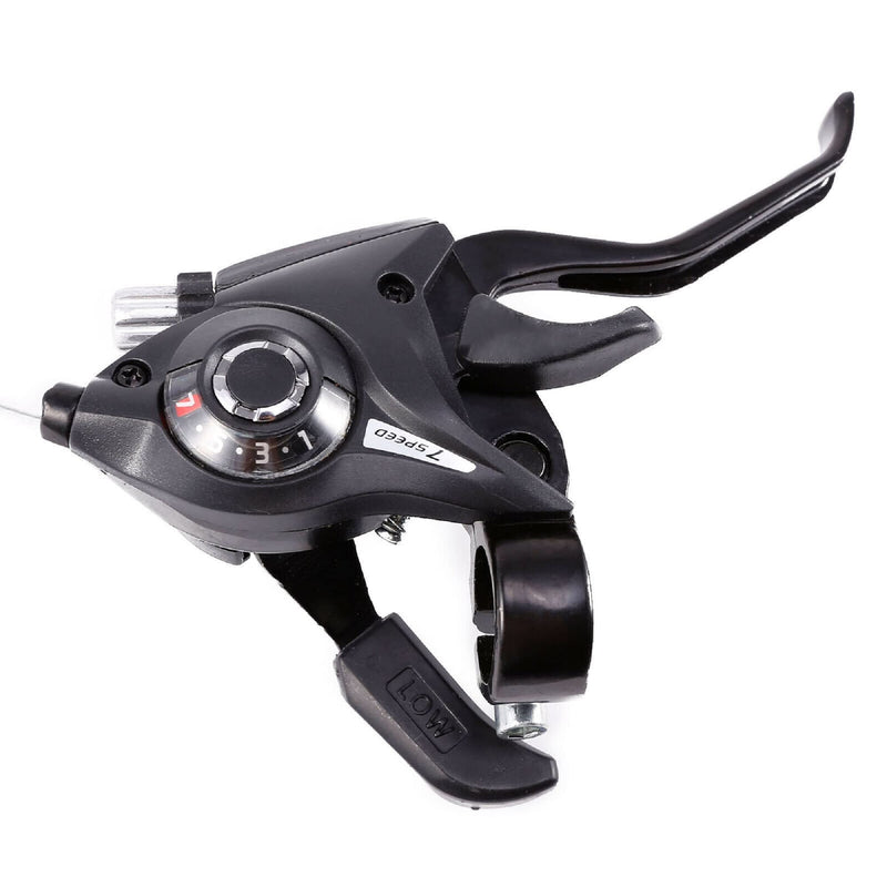[Australia - AusPower] - Fairedear Bicycle Brake Left 3 Speed Levers Shifter with EF-51 Gear Indicator and V Brake Cable for Moutain Bike, Road Bike, MTB, BMX, Fixie Gear, Cycling 