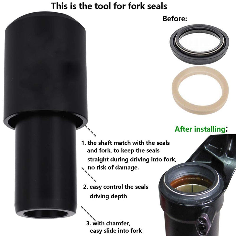 [Australia - AusPower] - 38mm Dust Seal Installation Tool Dust Wiper Guide Driver Compatible for Fox 38 Rockshox Domain Zeb Fork 