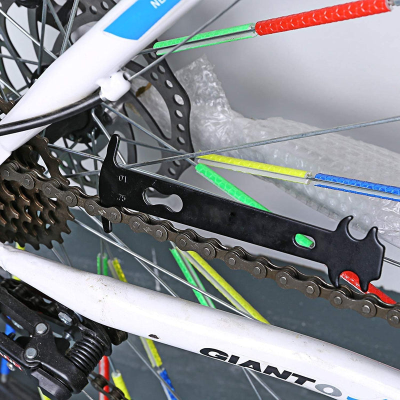 [Australia - AusPower] - Oumers Bike Link Plier+Chain Breaker Splitter Tool+Chain Checker, Chain Missing Link Opener Closer Plier Chain Cutter Connector Wear Indicator Tool 