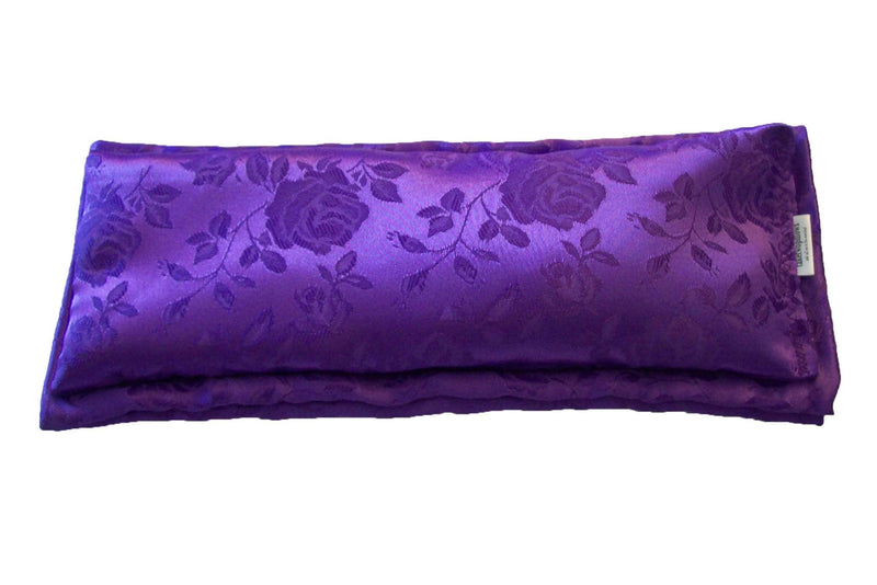 [Australia - AusPower] - (Take Two Pillows) One Long Flax Seed and Lavender Silky Satin Eye Pillow with Matching Slip Cover (10 x 4 x 0.8 inches) Don’t take Pills! Take Pillows! 