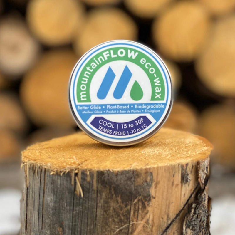 [Australia - AusPower] - mountainFLOW eco-Wax Rub-On Ski/Snowboard Wax/Biodegradable Plant-Based Wax | Cool + Warm 